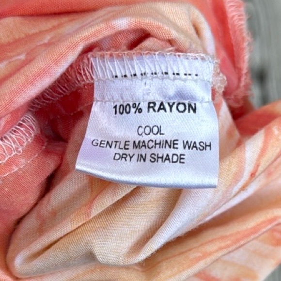 Ava Sky Orange Sorbet Blended Maxi Dress Size XS - Picture 10 of 12